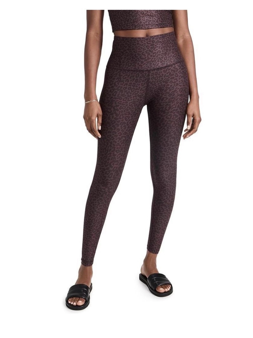 Beyond Yoga purple leopard leggings